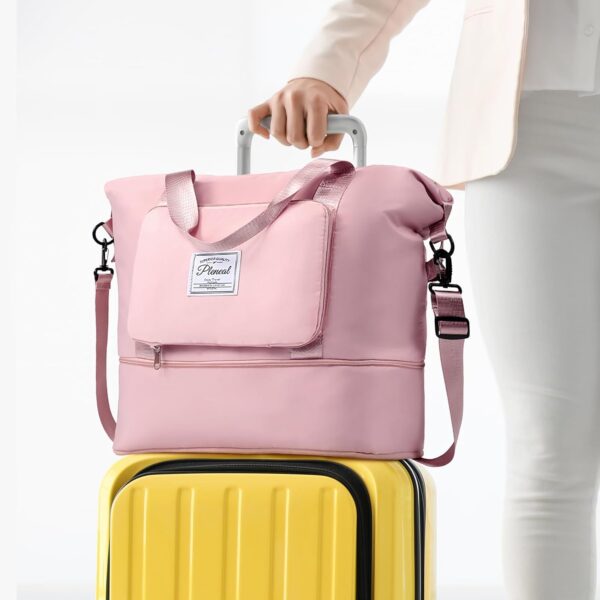 Travel Duffle Bag - Overnight Shoulder Bag for Women, Waterproof Weekender Bag Carry On Tote Bags Tote Gym Bag for Women - Image 9
