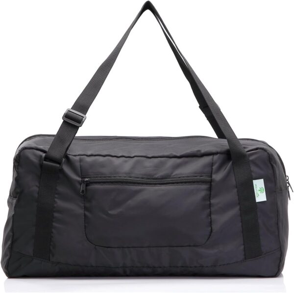 HOLYLUCK Foldable Travel Duffel Bag For Women & Men Luggage Great for Gym (black) One_Size - Image 6