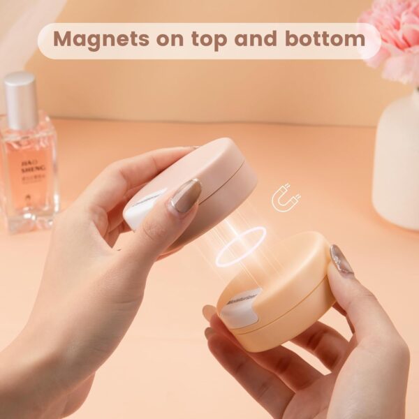 Gemice Travel Containers for Toiletries, Magnetic Travel Containers, TSA Approved Cream Jars with Clear Toiletry Bag, Leak-proof Small Jars with Multiple Labels for Better Organization - Image 2