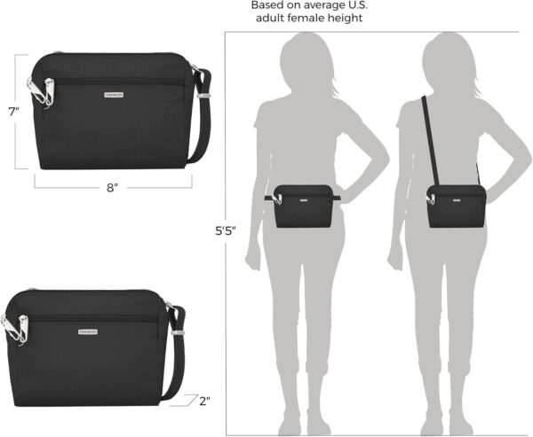 Travelon Anti-Theft Classic Convertible Crossbody & Waist Pack - Image 8