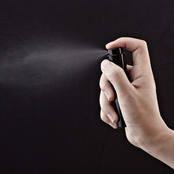 LISAPACK 8ML Atomizer Perfume Spray Bottle for Travel (3 PCS) Empty Cologne Dispenser, Portable Sprayer (Black) - Image 2