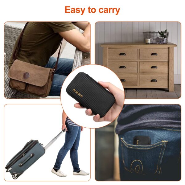 Manicure set Men Personal Care Tools Accessories Finger and Toe Nail Clippers Kit Professional Manicure Pedicure Kit With Travel Case Nail Grooming Kit Present for Men Husband Boyfriend Parent - Image 5