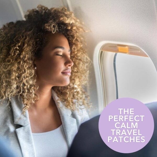 Laki Naturals Fly Calm Patch (Pack of 8) - Relax Nerves, Support Stress, Ease Your Mind for Happy Air Travel - Natural Ingredients to Support Airplane Stress - Calm Your Fear of Flying Naturally - Image 5
