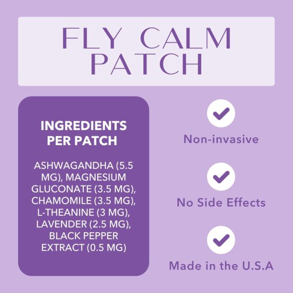 Laki Naturals Fly Calm Patch (Pack of 8) - Relax Nerves, Support Stress, Ease Your Mind for Happy Air Travel - Natural Ingredients to Support Airplane Stress - Calm Your Fear of Flying Naturally - Image 6