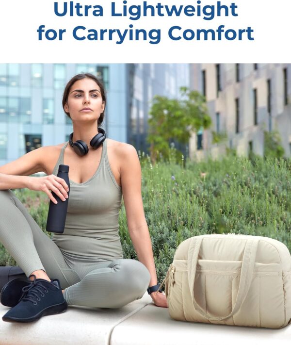 BAGSMART Gym Bag for Women, Duffle Bag for Travel with Wet Pocket, Lightweight Carry on Weekender Duffel, Water Resistant - Image 9