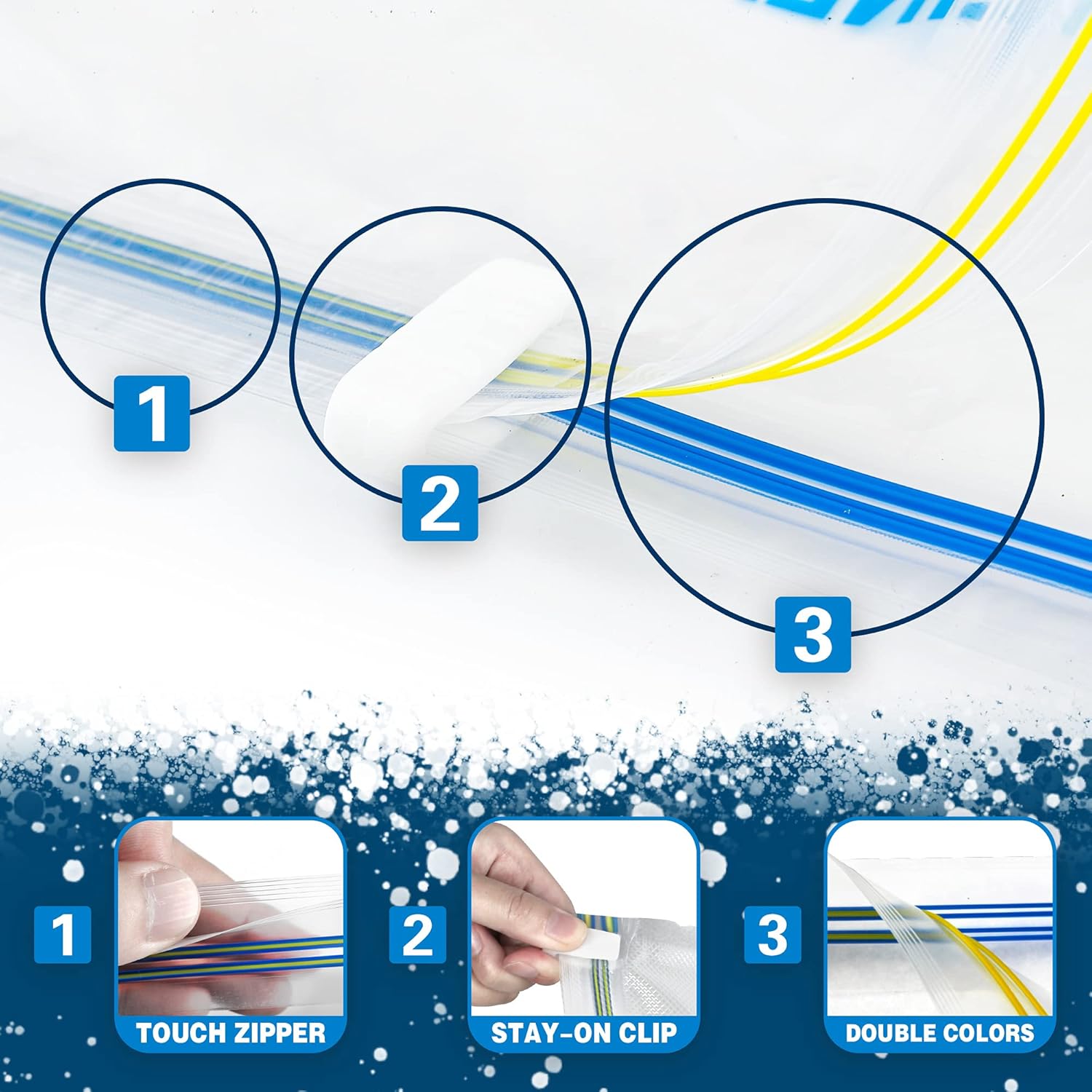 HIBAG 12 Compression Bags for Travel, Travel Essentials Compression Bags, Vacuum Packing Space Saver Zipper Bags for Cruise Travel Accessories (12-Travel) - Image 6