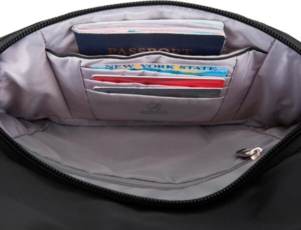 Travelon Anti-Theft Classic Essential Messenger Bag, Black - Image 4