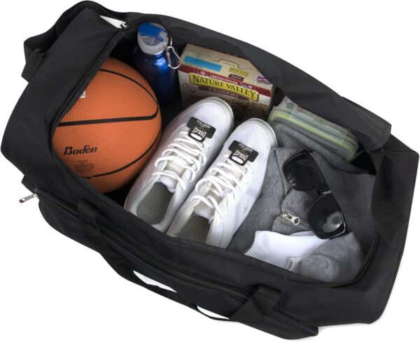 Lightweight Canvas Duffle Bags for Men & Women For Traveling, the Gym, and as Sports Equipment Bag/Organizer - Image 3