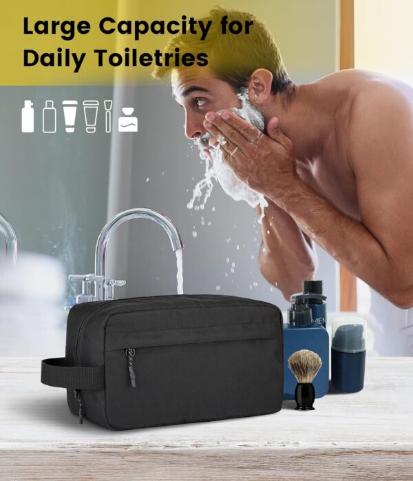 Vorspack Travel Toiletry Bag for Men - Hanging Toiletries Bag Water Resistant Dopp Kit Travel Bag for Toiletries Accessories - Image 5