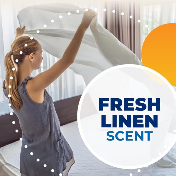 Arm & Hammer Power Sheets Laundry Detergent, Fresh Linen 50ct, up to 100 Small Loads (Packaging may vary) - Image 8