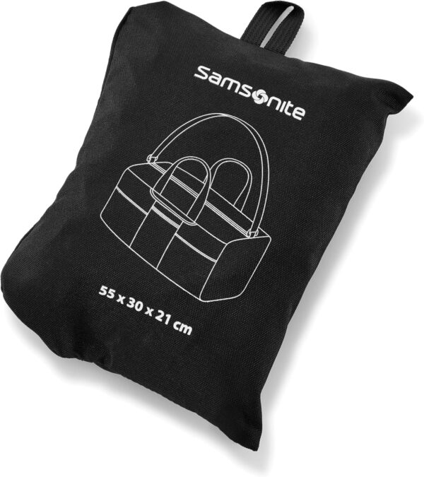 Samsonite Foldaway Packable Duffel Bag, Black, Medium - Image 6
