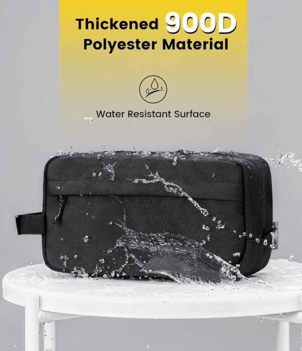 Vorspack Travel Toiletry Bag for Men - Hanging Toiletries Bag Water Resistant Dopp Kit Travel Bag for Toiletries Accessories - Image 6