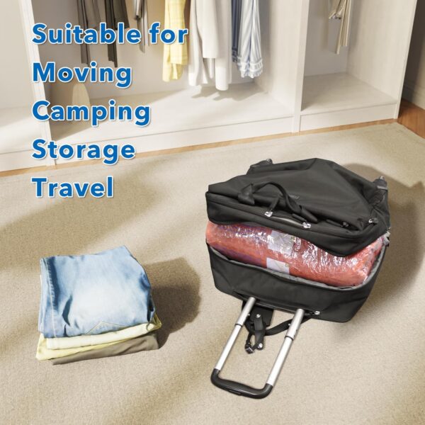 12 Pack Compression Bags for Travel | Vacuum Seal Storage Bags for Luggage & Dirty Clothes | Travel Packing Space Saver Bags for Suitcases & Home Organization | MEIQIHOME - Image 6
