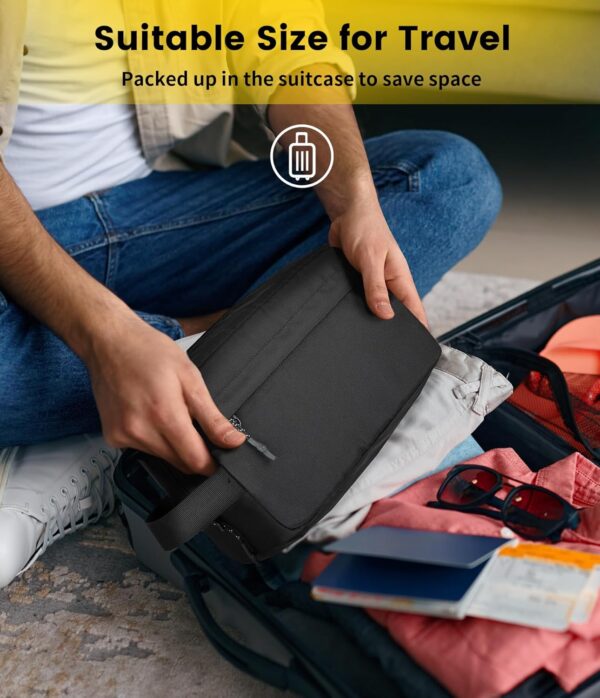 Vorspack Travel Toiletry Bag for Men - Hanging Toiletries Bag Water Resistant Dopp Kit Travel Bag for Toiletries Accessories - Image 7