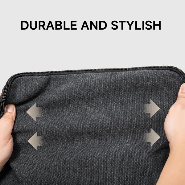 Canvas Expandable Duffle Bag for Men Traveling, Luggage Travel Bag Weekender Overnight Bag,Mens Gym Carry on Duffel Bags（Dark Grey） - Image 5