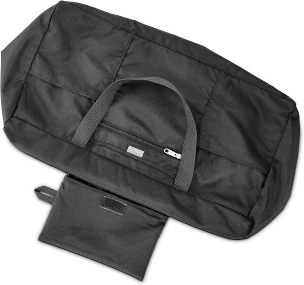 Samsonite Foldaway Packable Duffel Bag, Black, Medium - Image 2