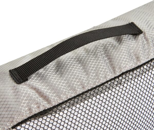 Amazon Basics Large Packing Cubes for Travel, Packing Organizers, 4-Piece-Set With Double Zipper Pulls and Mesh Top Panel, 100% Durable Polyester, Gray, 17.5"L x 12.8"W x 3.3"H - Image 5