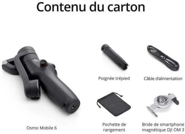DJI Osmo Mobile 6 Gimbal Stabilizer for Smartphones, 3-Axis Phone Gimbal, Built-In Extension Rod, Object Tracking, Portable and Foldable, Vlogging Stabilizer, YouTube TikTok, Slate Gray - Image 5