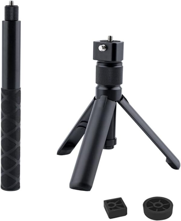 Bullet Time Bundle Handle Tripod Rotating Grip with Invisible Selfie Stick for Insta 360 x4/x3 DJI Pocket 3 Gopro UniversalAction Camera (47inches Set) - Image 4