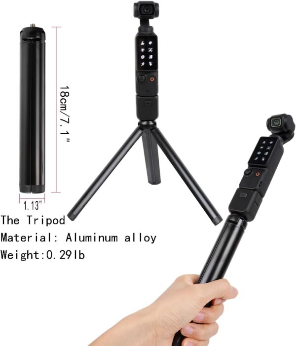 37inch Selfie Stick Gimbal Extension Pole+Tripod Mount Kit fit for DJI Osmo Pocket 3 - Image 3