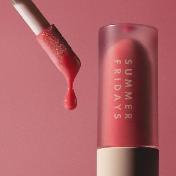 Summer Fridays Dream Lip Oil - Tinted Lip Oil with Moisturizing Sheer Coverage, High-Shine and Deep Hydration - Non-Sticky Formula for Long-Lasting Softness - Pink Cloud (0.15 Oz) - Image 5
