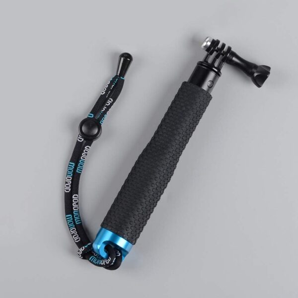 19'' Extension Selfie Stick, Portable Hand Grip Waterproof Handheld Monopod Adjustable Pole Compatible with GoPro Hero 12 11 10 9 8 7 6 5 AKASO SJCAM DJI OSMO and More Sports Cameras - Image 7