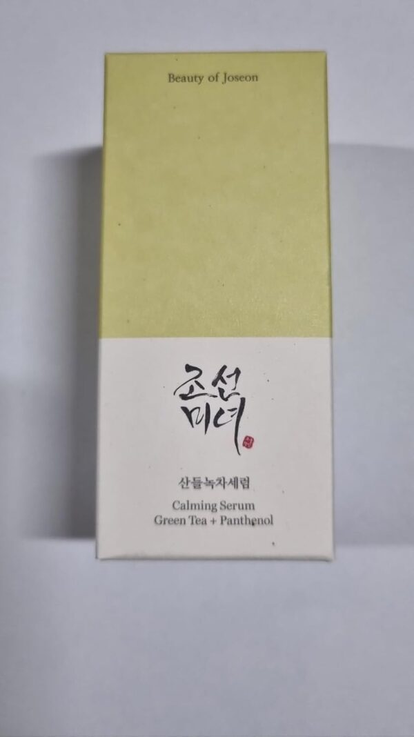 Beauty of Joseon Calming Serum Green Tea Panthenol Soothing, Moisturizing Sensitive, Acne-Prone, UV Irritated Skin, Daily Korean Skin Care for Men and Women, 30ml 1 fl.oz - Image 2