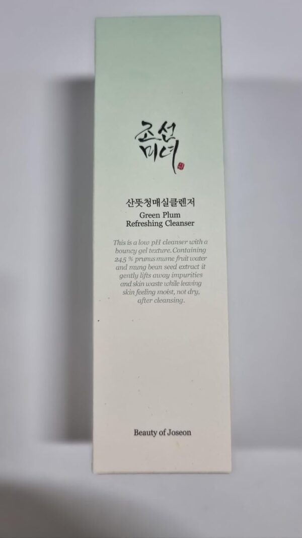 Beauty of Joseon Green Plum Refreshing Cleanser Gel Type Deep Pore Cleansing, Acne Face Wash, Blackhead Remover for All Skin Types, Korean Skincare 100ml, 3.38 fl.oz - Image 2