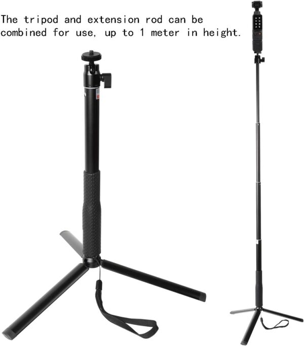 37inch Selfie Stick Gimbal Extension Pole+Tripod Mount Kit fit for DJI Osmo Pocket 3 - Image 6