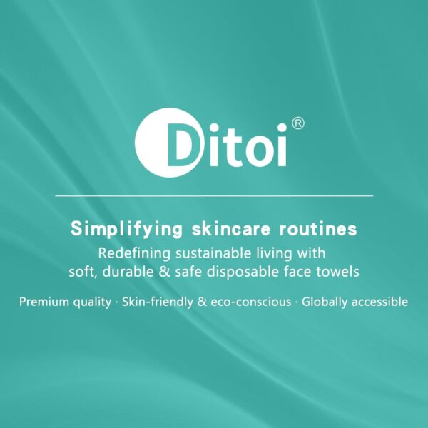 Face Towels, 10"×12" Disposable Face Towel, Face Towelettes XL, Ultra Soft Makeup Remover Dry Wipes, Thick Face Towel for Sensitive Skin, 50 Count (1 Pack) - Image 7