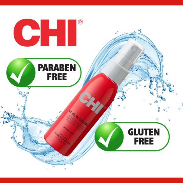 CHI 44 Iron Guard Thermal Protection Spray, Nourishing Formula Helps Resist Heat Damage to Hair & Tame Frizz, 2 Oz - Image 8
