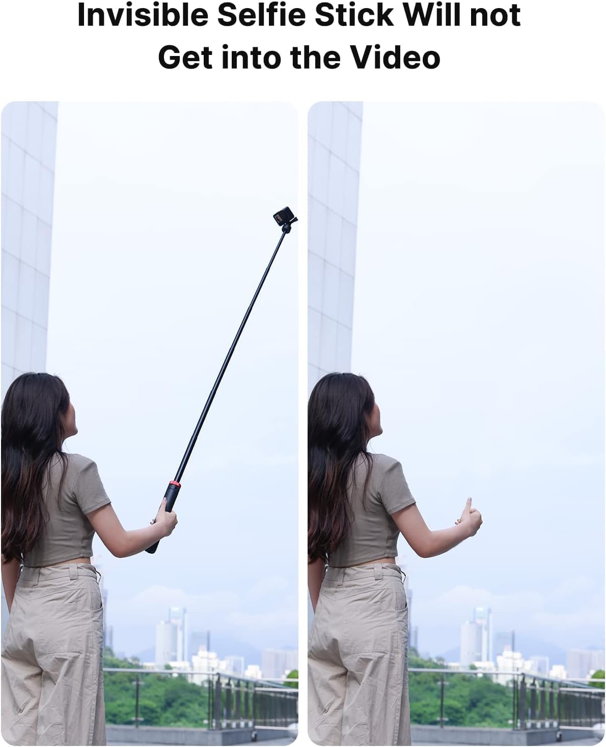 57in Extendable Selfie Tripod Accessories for Action Cameras - ULANZI Go Quick II Long Action Camera Stick Tripod Quick Release Adapter Vlog Handle Grip for Action Cameras - Image 6