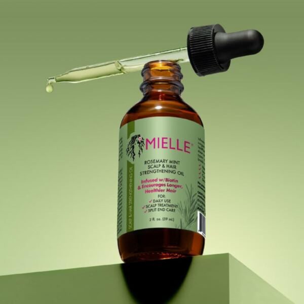 Mielle Organics Rosemary Mint Scalp & Hair Strengthening Oil for All Hair Types, 2 Ounce - Image 7