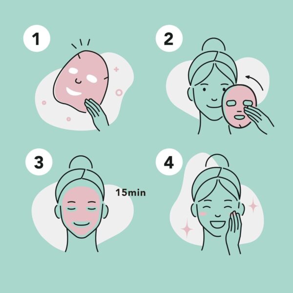 Celavi Essence Facial Sheet Face Mask Variety Set Classic Authentic Korean Moisturizing Skincare (12-Packs) - Image 7