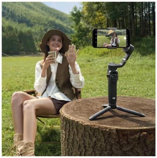 DJI Osmo Mobile 6 Gimbal Stabilizer for Smartphones, 3-Axis Phone Gimbal, Built-In Extension Rod, Object Tracking, Portable and Foldable, Vlogging Stabilizer, YouTube TikTok, Slate Gray - Image 6