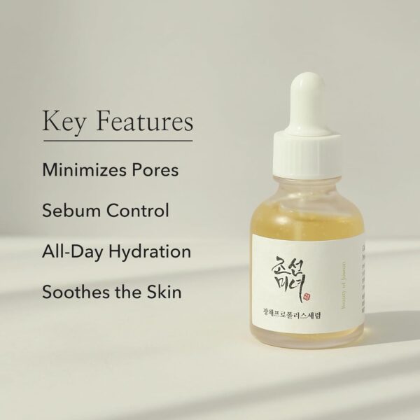 Beauty of Joseon Glow Serum Propolis and Niacinamide Hydrating Facial Soothing Moisturizer for Irritated Uneven Skin Tone, Korean Skin Care, 60ml, 2 Fl.Oz - Image 5