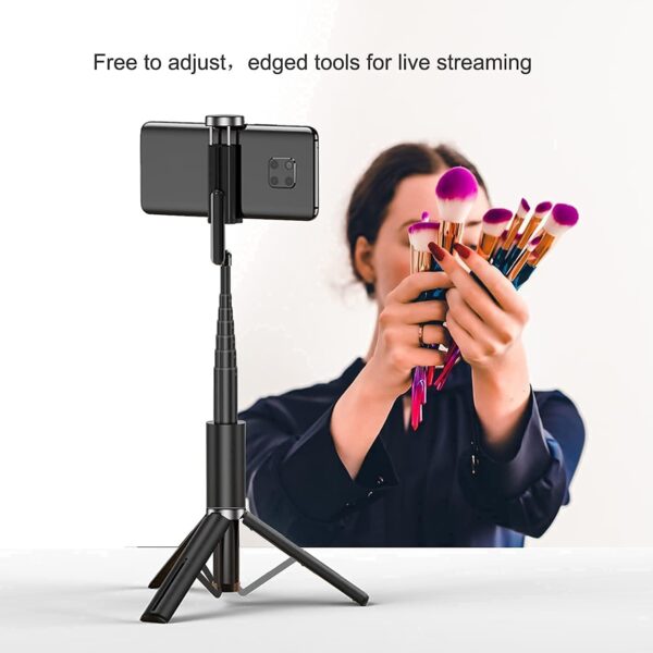 Ailun Selfie Stick Tripod,Extendable Aluminum,3 in 1,Bluetooth Wireless Remote and 360 Rotation Stand for iPhone 16/15/14/13/12/11/11 Pro/XS Max/XS/XR/X/8/7 and More Smartphones - Image 9