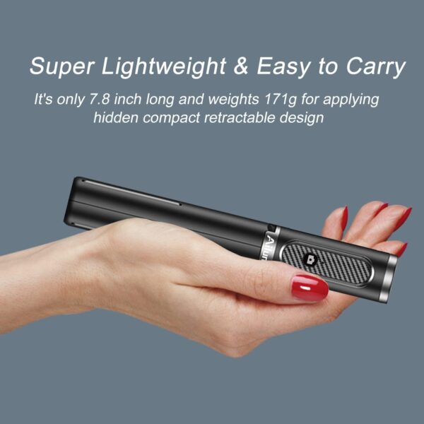 Ailun Selfie Stick Tripod,Extendable Aluminum,3 in 1,Bluetooth Wireless Remote and 360 Rotation Stand for iPhone 16/15/14/13/12/11/11 Pro/XS Max/XS/XR/X/8/7 and More Smartphones - Image 3