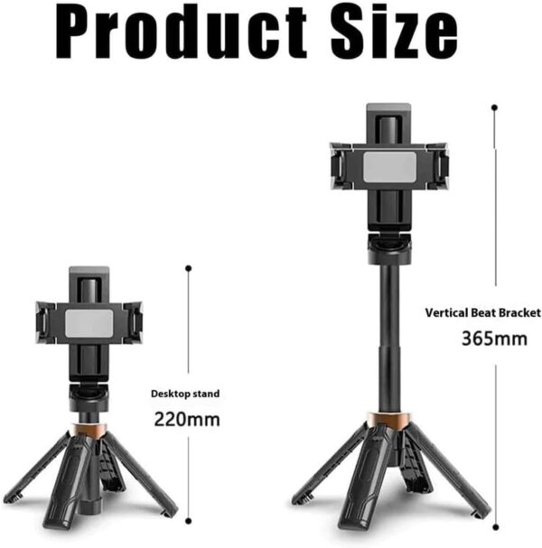 2025 New Pocket Flex Portable Selfie Stick,Pocketflex Mini Tripod,Flipping Flexible Tripod Mini JJ02,360°Pocket Flex Selfie Stick with Remote - Image 7