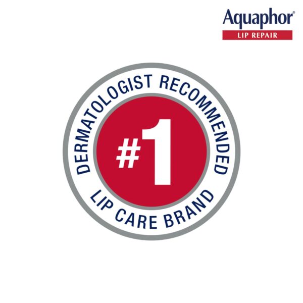 Aquaphor Lip Repair Ointment, Moisturizing Lip Balm Pack, Relieves Dryness, 0.35 Tube, Pack of 2 - Image 3