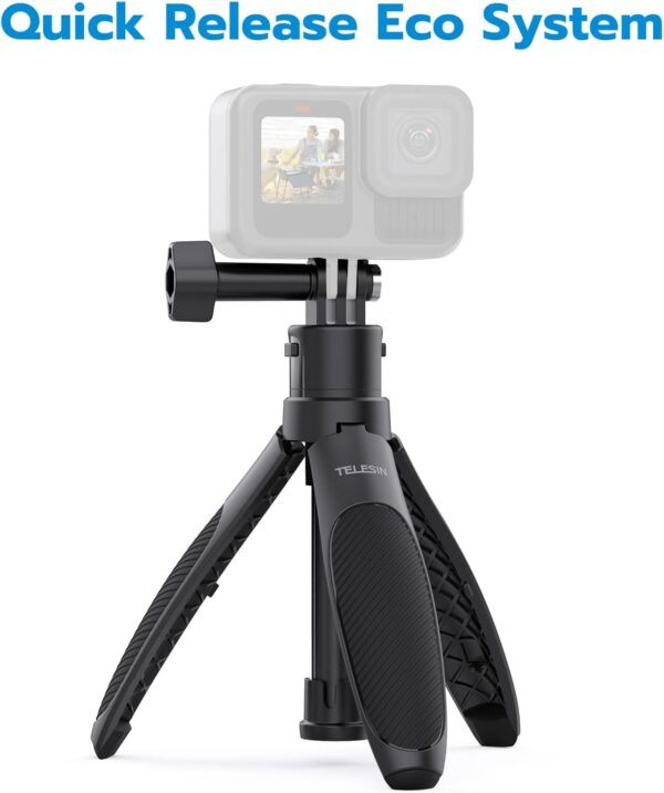 Selfie Stick Tripod for GoPro, Extendable G-Quick Release Portable Vlog Selfie Stick Handle Grip Monopod for GoPro 13 12 11 10 9 8/Insta360/AKASO/DJI Action Camera Accessories Compact Size - Image 3