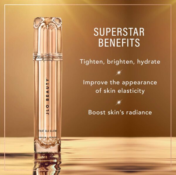 JLO BEAUTY That JLo Glow Serum | Skin Care that Tightens, Brightens and Hydrates, Made with Niacinamide and Squalane | 1.5 Oz (Exclusive Value Size) - Image 3
