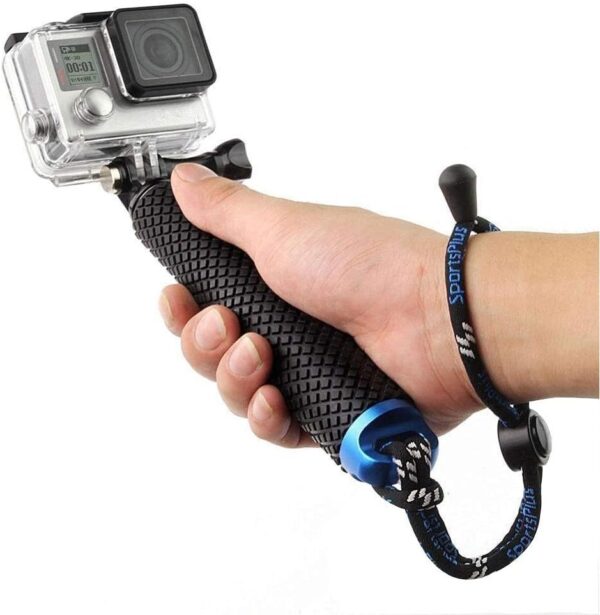 Selfie Stick Extendable Hand Grip Handheld Monopod Aluminum Telescopic Pole (7-19 inch) Compatible with GoPro Hero 11 10 9 8 7 6 5 4 3+ 3 Session SJ4000 SJ5000 Action Cameras - Image 2