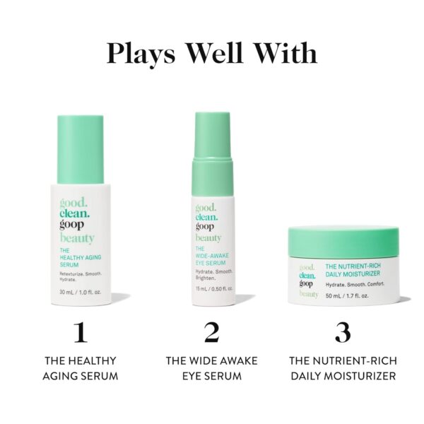 good.clean.goop beauty The Daily Juice Cleanser | Foaming Facial Cleanser to Hydrate & Cleanse Skin | Fruit Enzyme, Chlorella Extract & Spinach Leaf Extract | Face Wash to Detoxify Skin | 4.2 Fl oz - Image 8