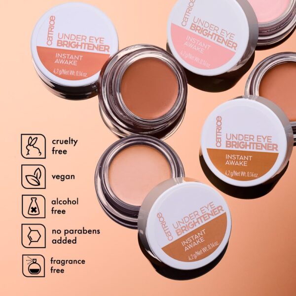 Catrice | Under Eye Brightener | Conceal & Brighten Dark Circles | With Hyaluronic Acid & Shea Butter | Vegan, Cruelty Free & Paraben Free (010 | Light Rose) - Image 7