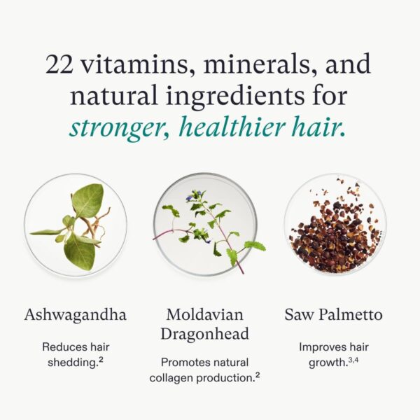 Nutrafol Women's Hair Growth Supplements, For Women 18-44 Years Old, Clinically Tested for Visibly Thicker, Stronger Hair, 100% Vegan Ingredients, Dermatologist Recommended - 1 Month Supply - Image 8