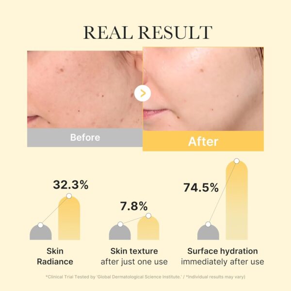 medicube Kojic Acid Turmeric Brightening Gold Jelly Gel Mask | Overnight Face Mask for Glass Glow Skin- Elasticity, Hydrating, Firming and Moisturizing | Korean Skincare, 28g x 4ea - Image 3