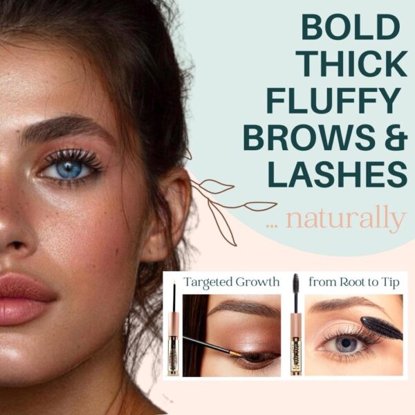 USDA Organic Castor Oil Lash Serum - Premium All Natural Cold Pressed Castor Oil Eyelash Growth Serum with Mascara Tube - Eyelash Treatment and Conditioner - For Thicker and Fuller Lashes - Image 4