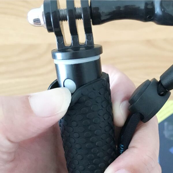 19” Short Extension Selfie Stick Compact Handle Grip Adjustable Waterproof Monopod Pole Compatible with GoPro Hero 13 12 11 10 9 8 7 6 5 AKASO DJI Osmo Action Camera(Mini Size) - Image 4