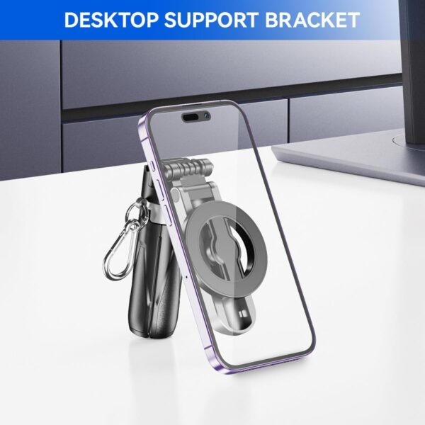 Magnetic Tripod for iPhone with Remote Control,4-in-1 Portable Selfie Stick with Extendable Stand,Phone Travel Tripod for iPhone 16 15 14 13 12 Pro Max Mini - Image 9